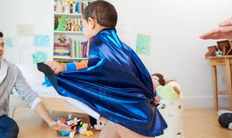 Transición de los niños a los pantalones de entrenamiento